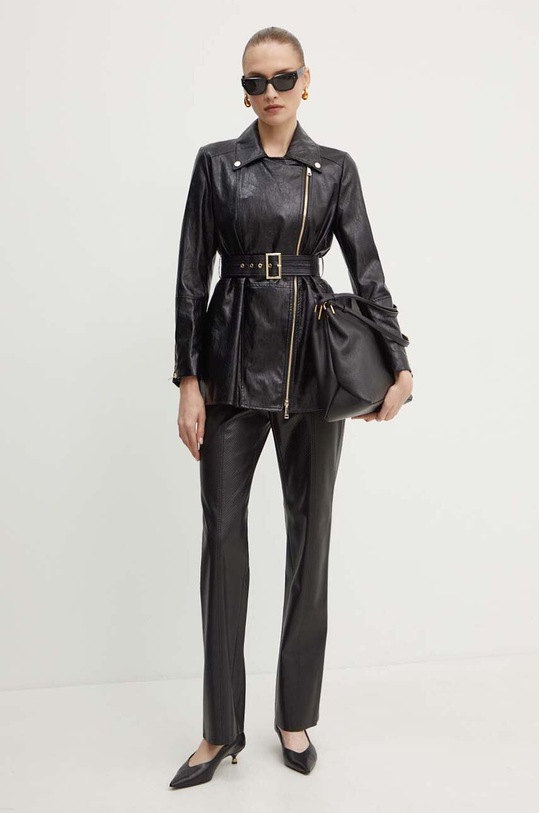 BOSS pantaloni 50510072 negru SS24