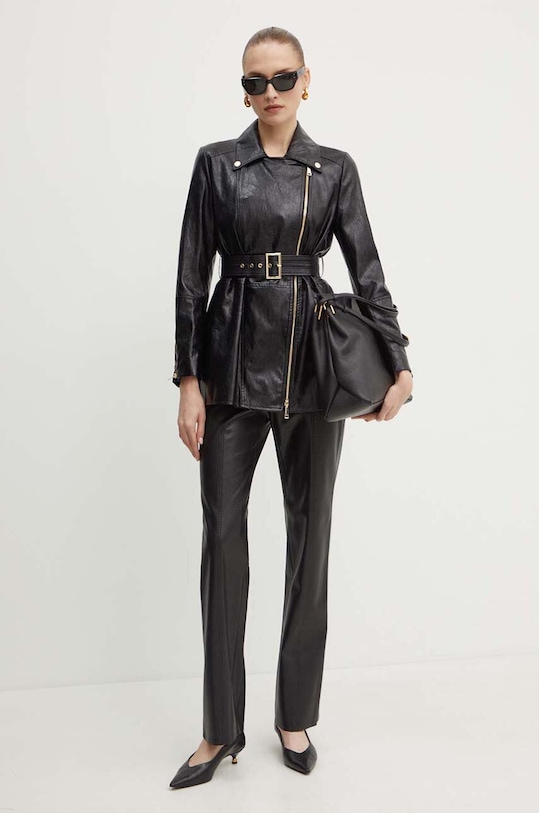 BOSS pantaloni 50510072 negru SS24