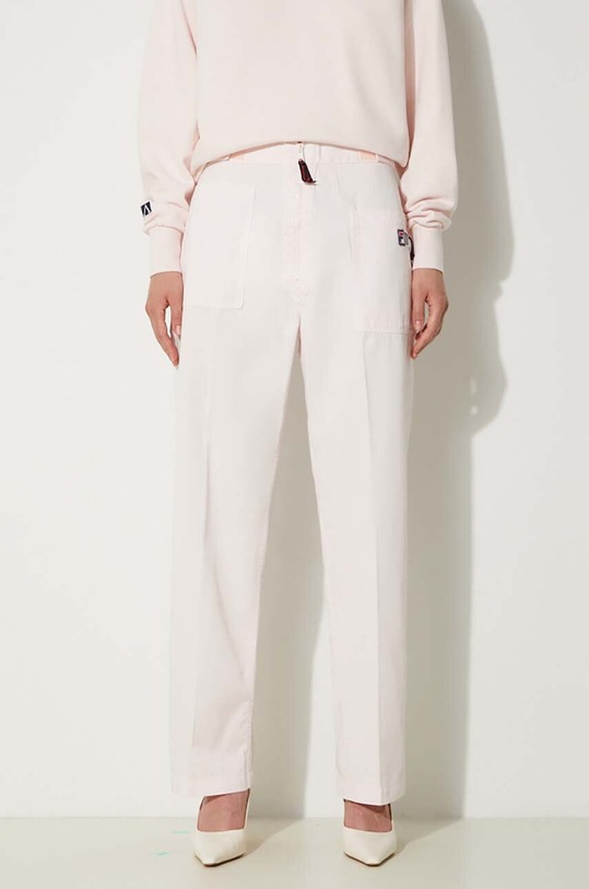 Fila pantaloni de bumbac Fila x Aries Pant roz 42PS24PA010122690227