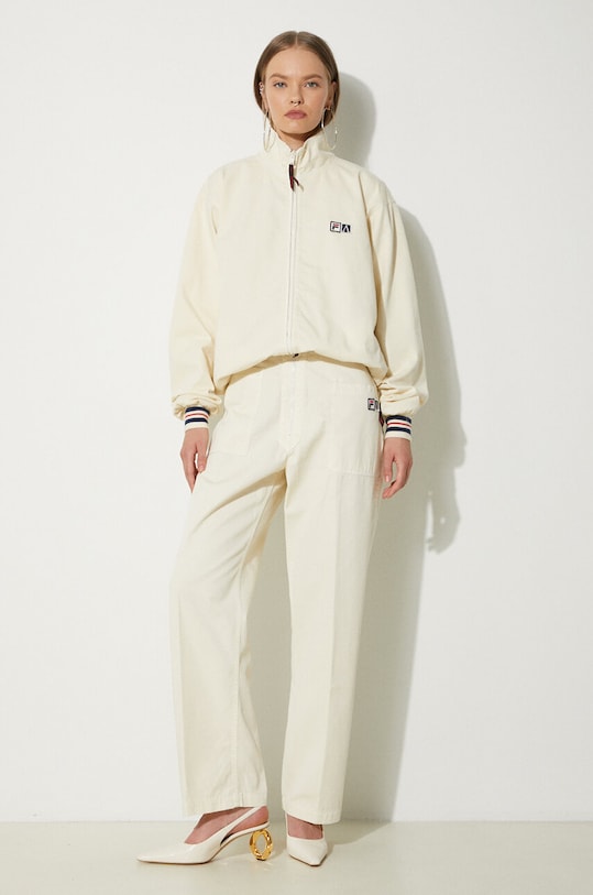 Fila cotton trousers Fila x Aries Pant 42PS24PA010122690269 beige SS24