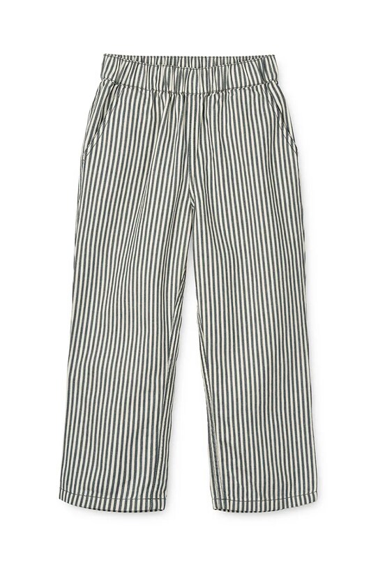 Liewood pantaloni copii Harald Stripe Pants LW18852 albastru SS24