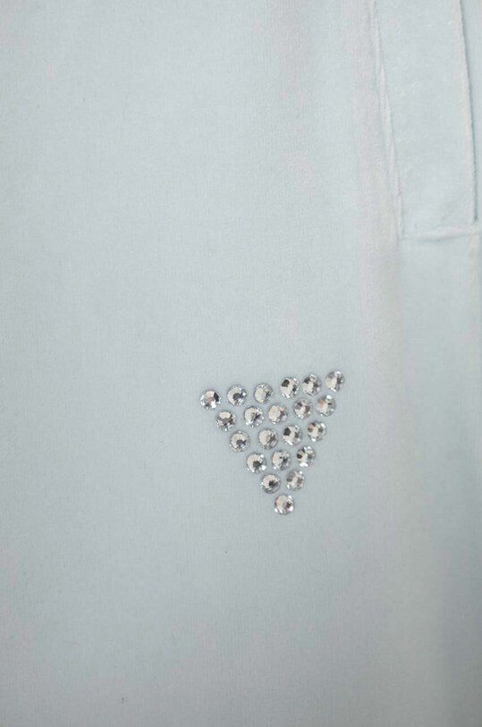 DÍVKA Dětské velurové tepláky Guess J4RQ16.KBXI2.PPYH modrá