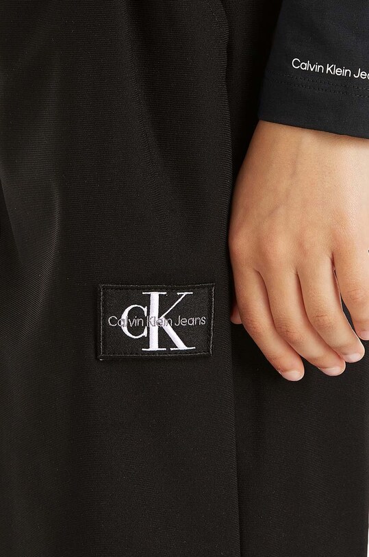 Calvin Klein Jeans spodnie dziecięce IG0IG02288.PPYH czarny