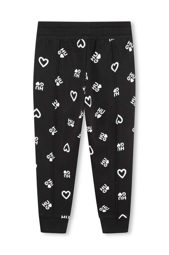 HUGO spodnie dresowe dziecięce G00076.102.108 czarny SS24