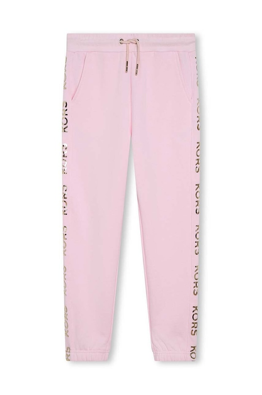 Michael Kors pantaloni de trening din bumbac pentru copii bumbac roz R30030.102.108