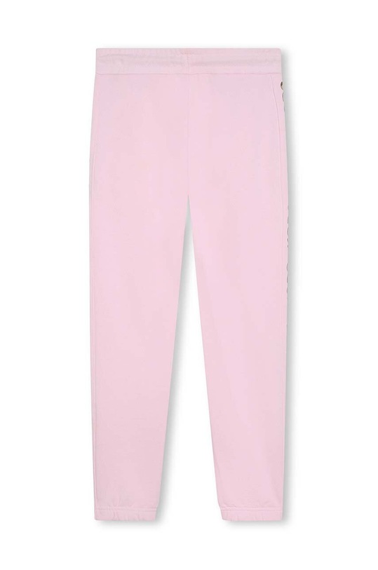 Michael Kors pantaloni de trening din bumbac pentru copii R30030.102.108 roz SS24
