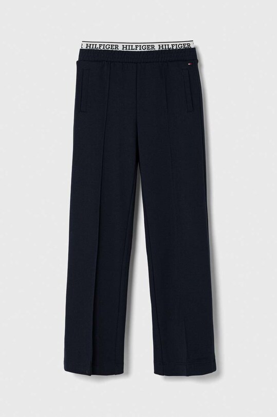 Tommy Hilfiger spodnie dresowe dziecięce wzorzyste granatowy KG0KG07747.128.176.PPYH