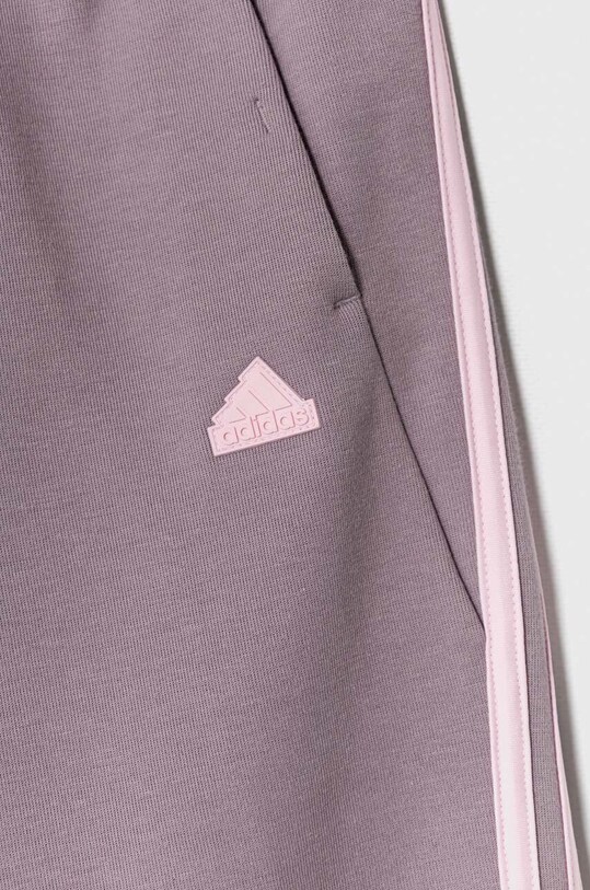 Fete adidas pantaloni de trening pentru copii IS3410 violet