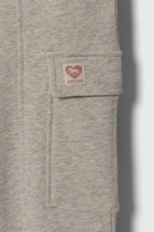 Dziewczynka United Colors of Benetton spodnie dresowe bawełniane dziecięce 3J68CF04Z.G.Seasonal szary