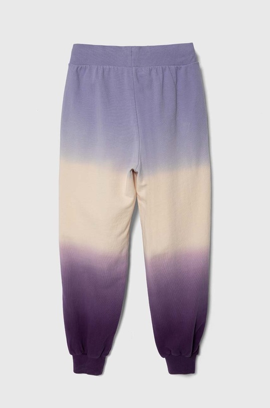 Παιδικό βαμβακερό παντελόνι United Colors of Benetton 3J68CF051.G.Seasonal μωβ SS24