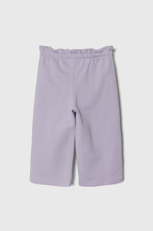 United Colors of Benetton spodnie dresowe bawełniane dziecięce 3J68GF03R.P.Seasonal fioletowy SS24