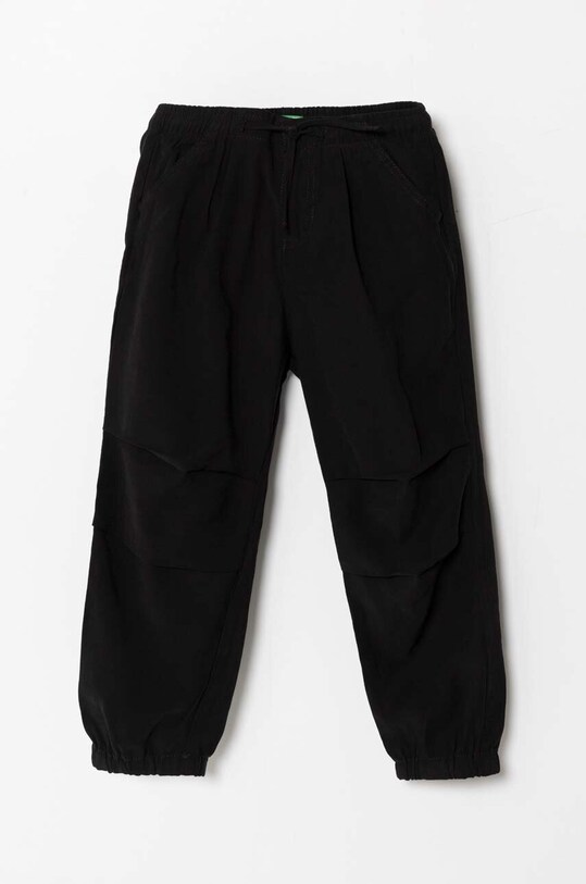 United Colors of Benetton spodnie dziecięce dzianina czarny 45ZZCF030.G.Seasonal