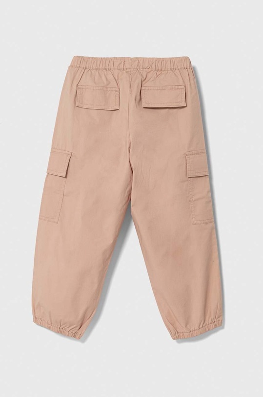 Детски панталон United Colors of Benetton 4L2VGF01Q.P.Seasonal розов SS24