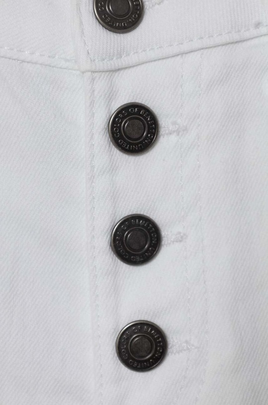 Deklice Otroške kavbojke United Colors of Benetton 4RISCE02T.G.Seasonal bela