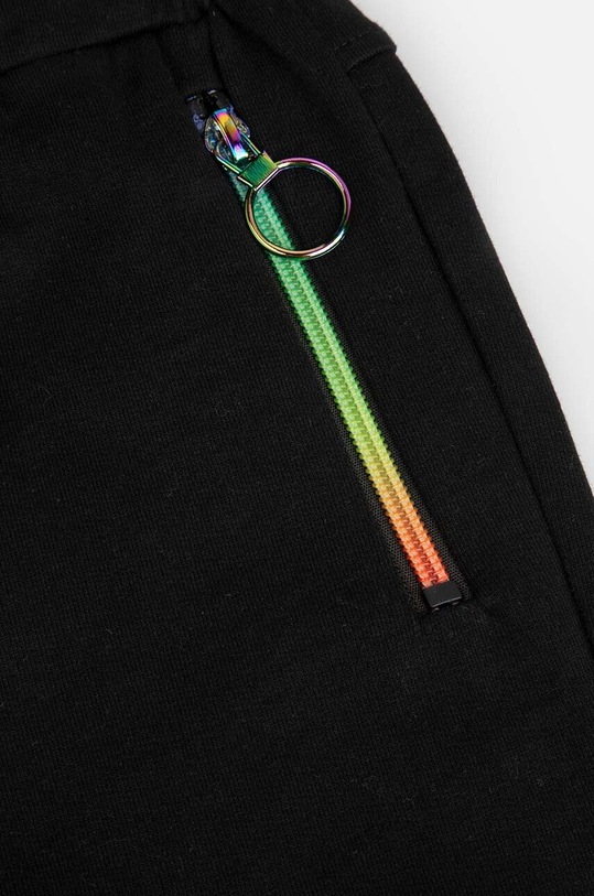 Coccodrillo spodnie dresowe bawełniane dziecięce czarny WC4120101JPK