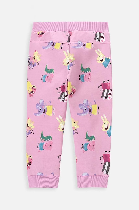 Coccodrillo pantaloni de trening pentru bebeluși WC4120103LGD roz SS24