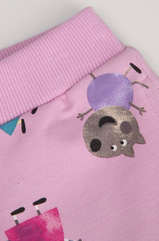 Fete Coccodrillo pantaloni de trening pentru bebeluși WC4120103LGD roz