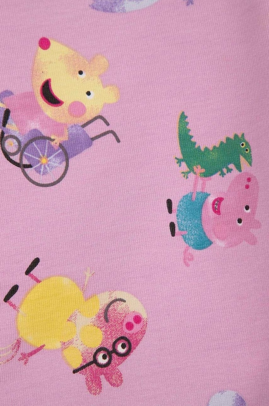 Coccodrillo pantaloni de trening pentru bebeluși roz WC4120103LGD