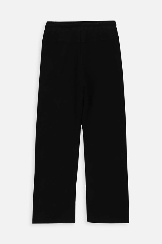 Coccodrillo spodnie dresowe bawełniane dziecięce WC4120101OWJ czarny SS24