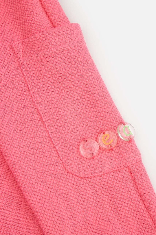 Coccodrillo pantaloni de trening din bumbac pentru copii WC4120101OWK roz