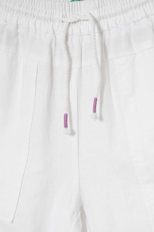 Fete United Colors of Benetton pantaloni de in pentru copii 4BE7CF02Y.G.Seasonal alb