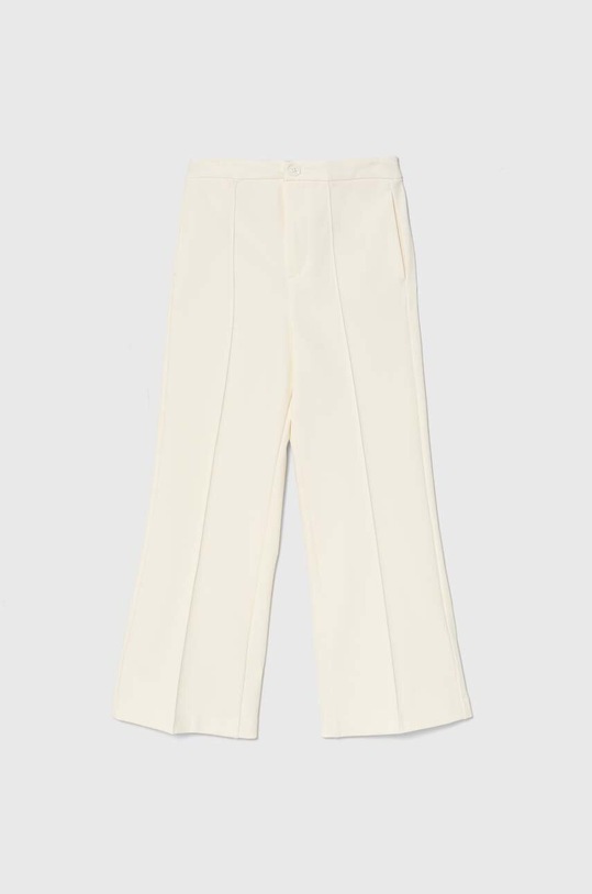 Detské nohavice United Colors of Benetton s elastanom béžová 4UVCCF03D.G.Seasonal