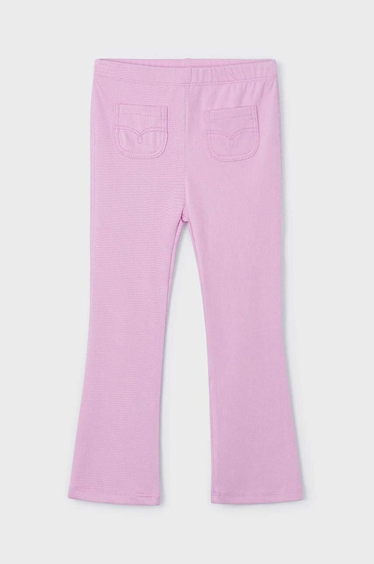 Mayoral legginsy dziecięce z elastanem fioletowy 3537.6E.Mini.PPYH