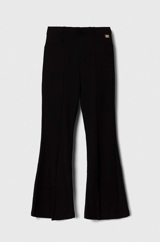 Pinko Up legginsy dziecięce z elastanem czarny S4PIJGLG021