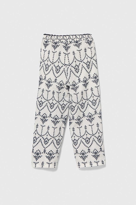 Dievča Detské bavlnené nohavice Guess J4GB00.WG5M0.PPYH biela