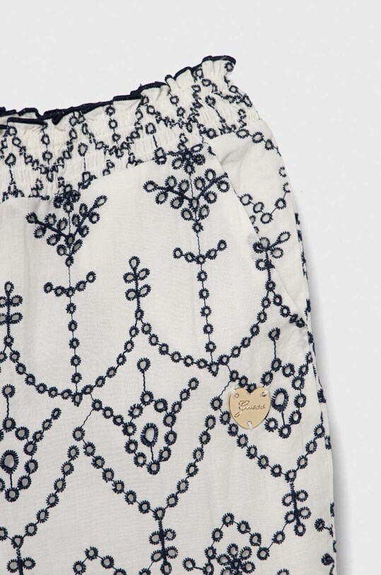 Detské bavlnené nohavice Guess biela J4GB00.WG5M0.PPYH