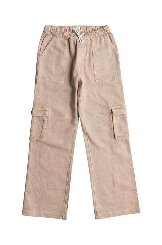 Roxy pantaloni copii PRECIOUS RG ERGNP03123 bej SS24