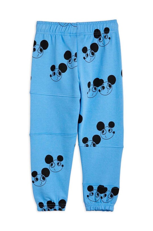 Mini Rodini spodnie dresowe bawełniane dziecięce 2413012160 niebieski SS24