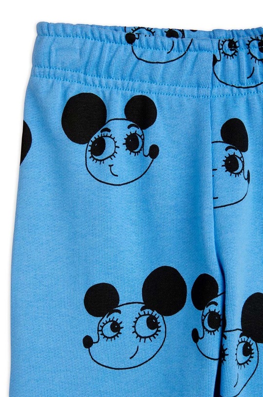 Chłopiec Mini Rodini spodnie dresowe bawełniane niemowlęce 2413013560 niebieski