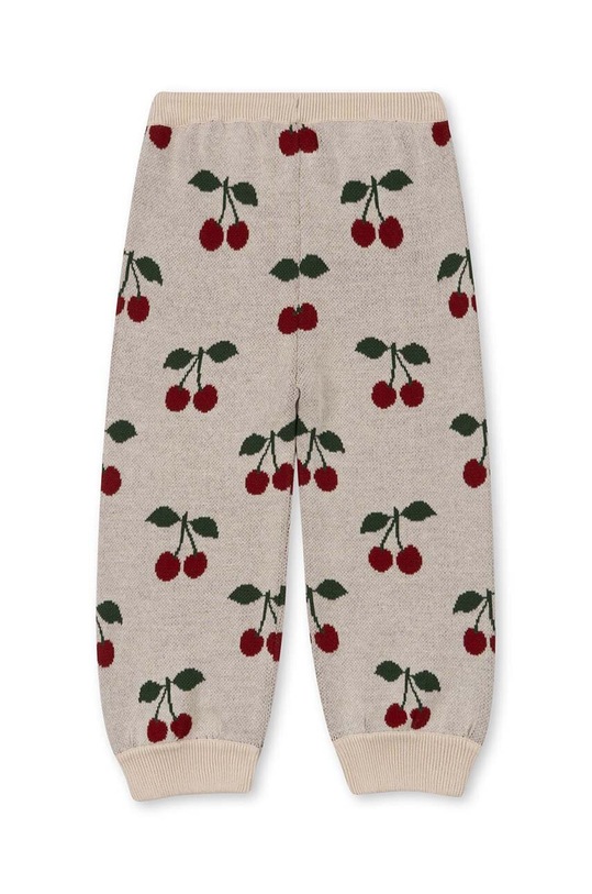 Chlapec Detské bavlnené tepláky Konges Sløjd KS100340 červená