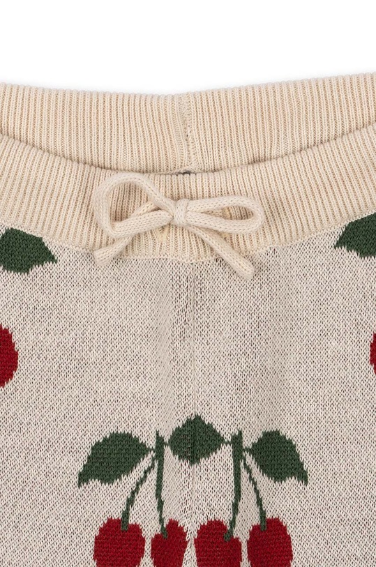 Detské bavlnené tepláky Konges Sløjd červená KS100340