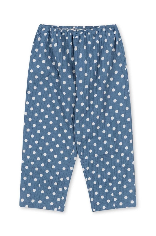 Dječje pamučne hlače Konges Sløjd KS100564 plava SS24