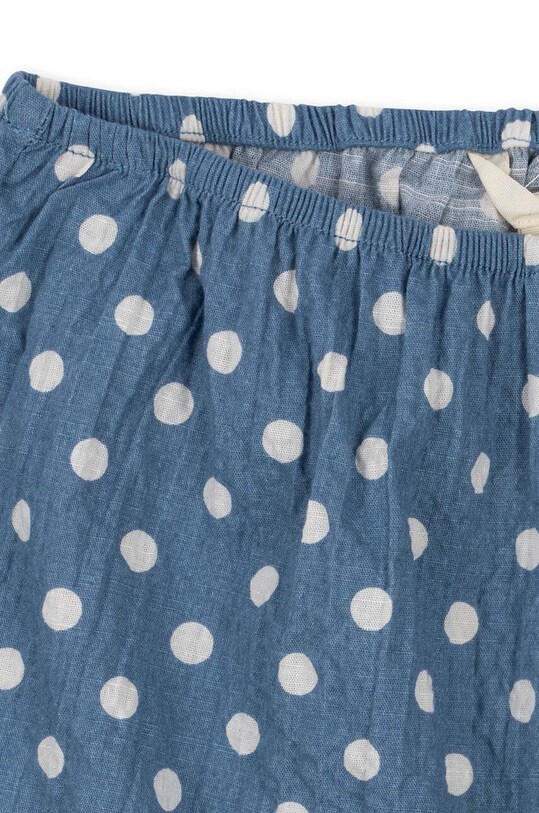 Konges Sløjd pantaloni de bumbac pentru copii albastru KS100564