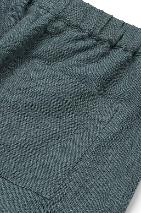 Дитячі штани з домішкою льону Liewood Orlando Linen Pants блакитний LW19361