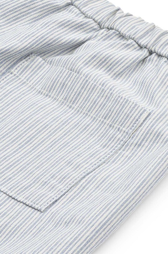 Liewood pantaloni de bumbac pentru copii Orlando Stripe Pants albastru LW19367