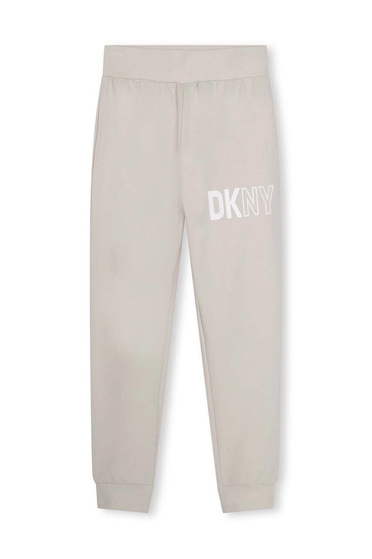 Детские хлопковые штаны Dkny D60033.114.150 белый SS24