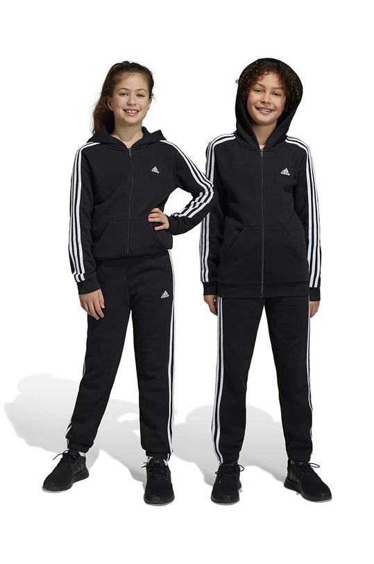 Dětské tepláky adidas pletenina černá HR6333