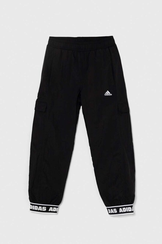 Дитячі спортивні штани adidas тканина чорний IN1905