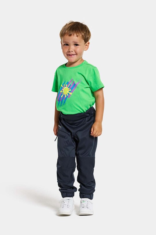 Дитячі штани Didriksons LÖVET KIDS PANT 8 тканина темно-синій 505277