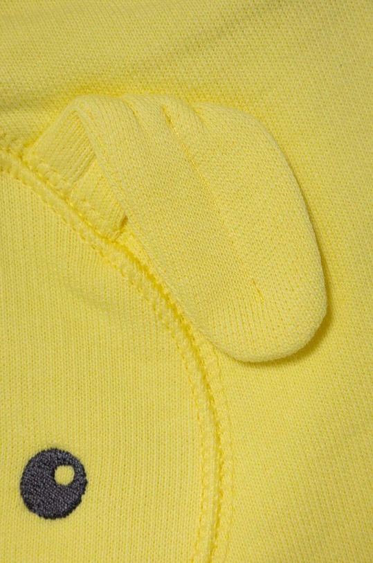 Chłopiec United Colors of Benetton spodnie dresowe bawełniane niemowlęce 3J70AF01L.W.Seasonal żółty