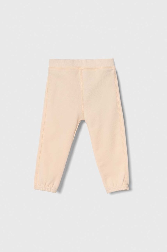 United Colors of Benetton spodnie dresowe bawełniane niemowlęce 3J70AF01L.W.Seasonal pomarańczowy SS24