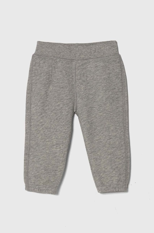United Colors of Benetton spodnie dresowe bawełniane niemowlęce 3J70AF01L.W.Seasonal szary SS24