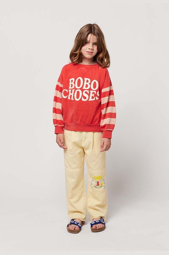 Дитячі бавовняні штани Bobo Choses 124AC115