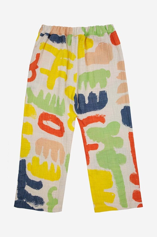 Băieți Bobo Choses pantaloni de bumbac pentru copii 124AC110 galben