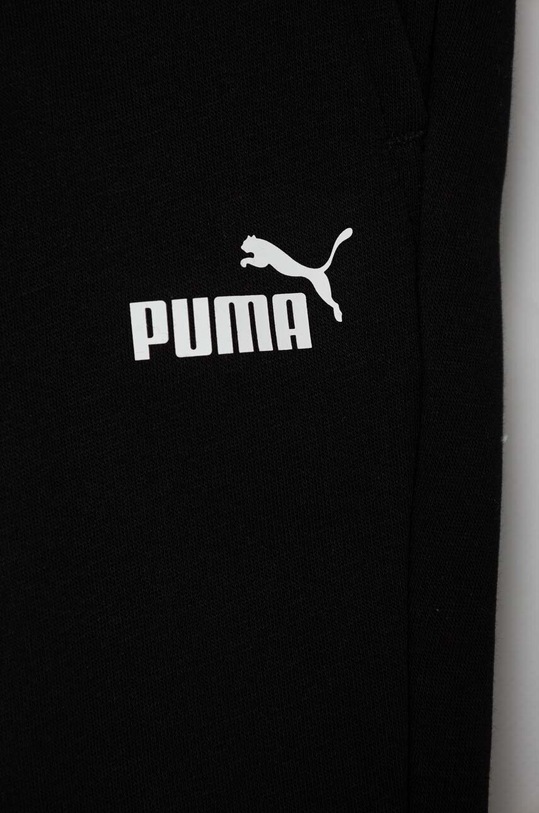 Băieți Puma pantaloni de trening pentru copii ESS Logo Pants TR cl B 586974 negru