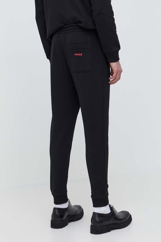 Odzież HUGO spodnie dresowe bawełniane 50504788 czarny
